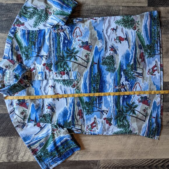 Reyn Spooner Kloth Christmas Popover Shirt - Picture 5 of 7
